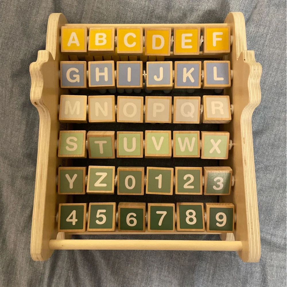 Moover Wooden Animal, ABCs, & Counting Blocks Toy
